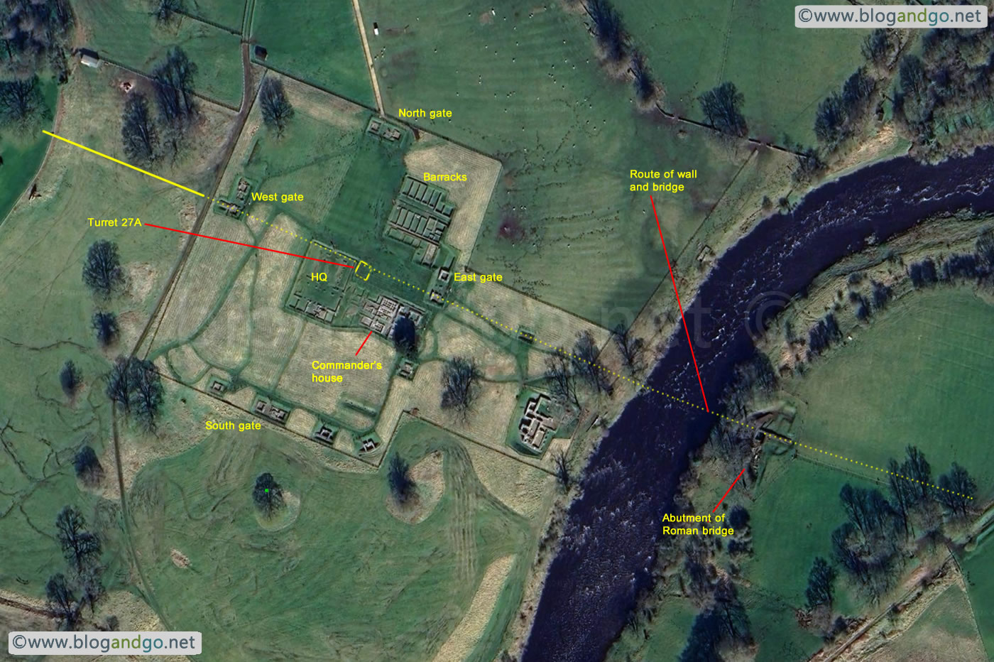 Hadrian's Wall Path - Chesters Roman Fort (Cilurnum)
